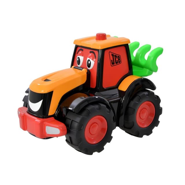 JCB Freddie Fastrac Dumptruck, Supersized Push Along Construction Toy Truck for Kids & Boys, Yellow