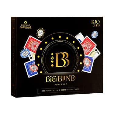 Big Blind 100 Pieces Poker Chips Set