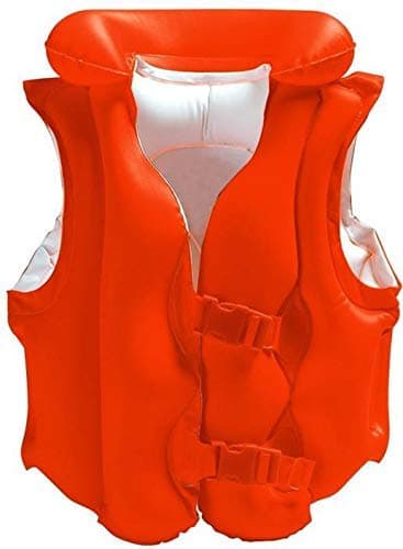 Intex Kids Children Young Swimmers Deluxe Pool Float Swim Vest Jacket ? Orange