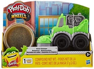 Play-Doh Wheels Mini Street Sweeper Toy with Play-Doh Buildin' Compound