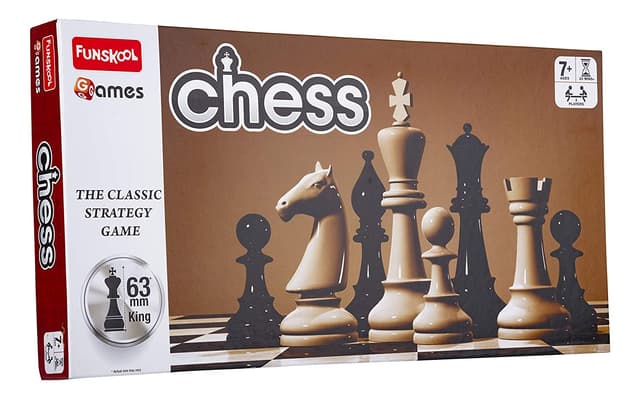 Funskool Black And White Chess Board