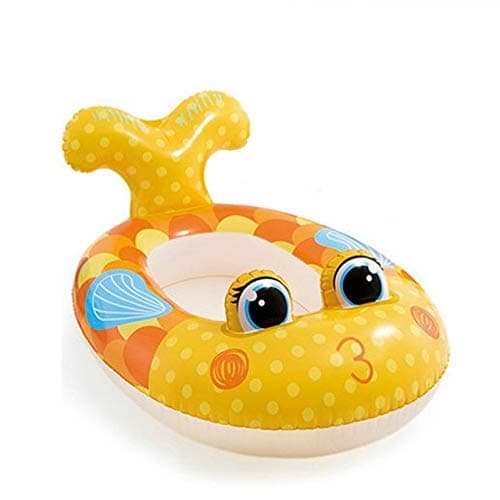 KriTech Inflatable Kiddie Swim Pool Water Float Tube Boat Fish