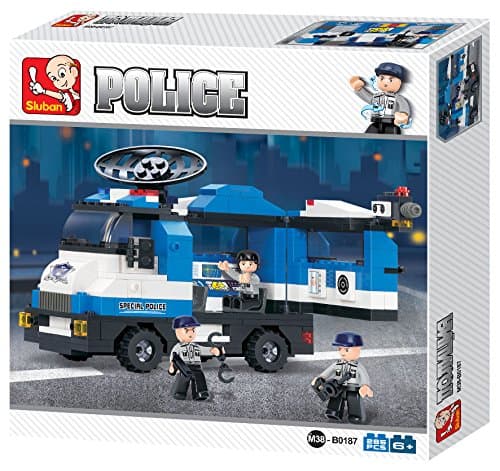 Sluban Mobile Police Station Building Kit (265 Pieces)