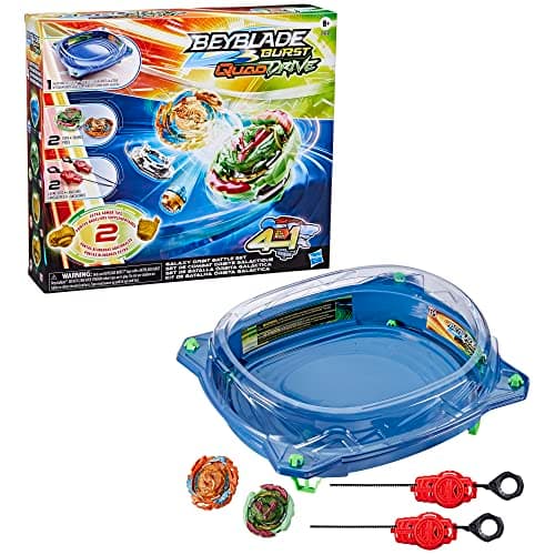 Beyblade Burst QuadDrive Galaxy Orbit Battle Set - Battle Game Set with Beystadium, 2 Beyblade Battling Top Toys and 2 Launchers
