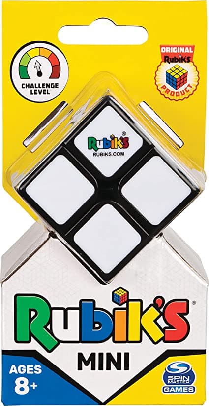 Funskool Rubik Mini 2x2, 2x2 Classic Colour-Matching Puzzle, Pocket Size Brain-Teasing Puzzle Toy