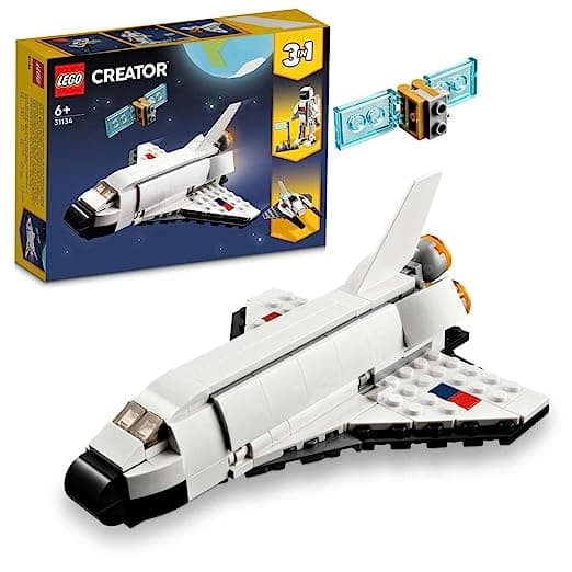LEGO Creator Space Shuttle 31134 Building Toy Set (144 Pieces)