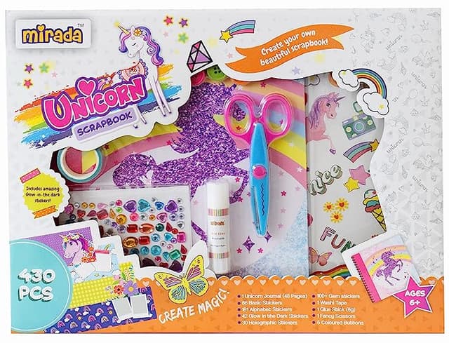 Mirada Art & Craft ,Unicorn Scrapbook