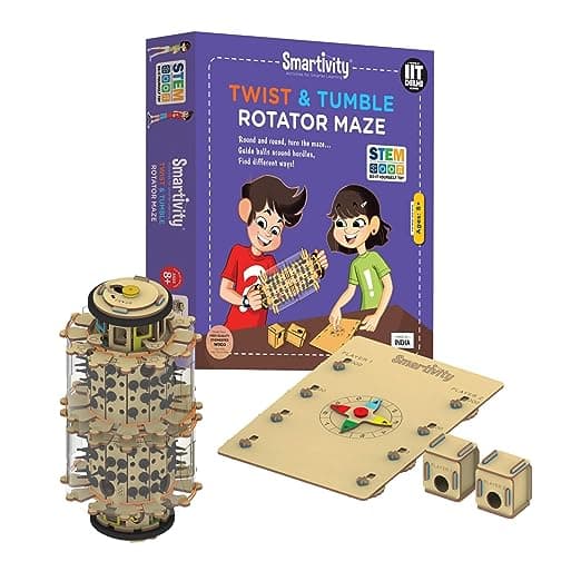 Smartivity Twist & Tumble Rotator Maze STEM Educational DIY Fun Toys, Educational & Construction based Activity Game