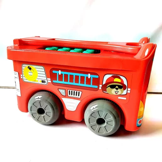 Sunta Building Blocks In Trolley Container - 30Pcs (Fire Engine)