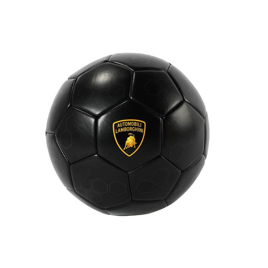 Lamborghini Machine Sewing Pvc  Soccer Ball Black
