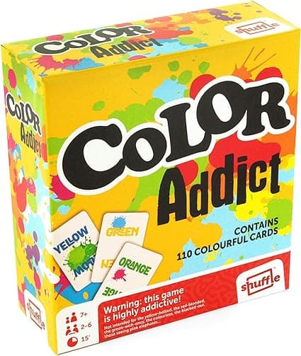 Color Addict Card Game - 110 Colourful Cards