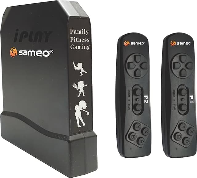 Sameo i Play 32 Bit Motion TV Video Game Console for Kids with 962Built in Games 31 Motion Sports Games,31 Casual Puzzle Games and 900 8-Bit Games Toy Birthday Gift for Boys Girls