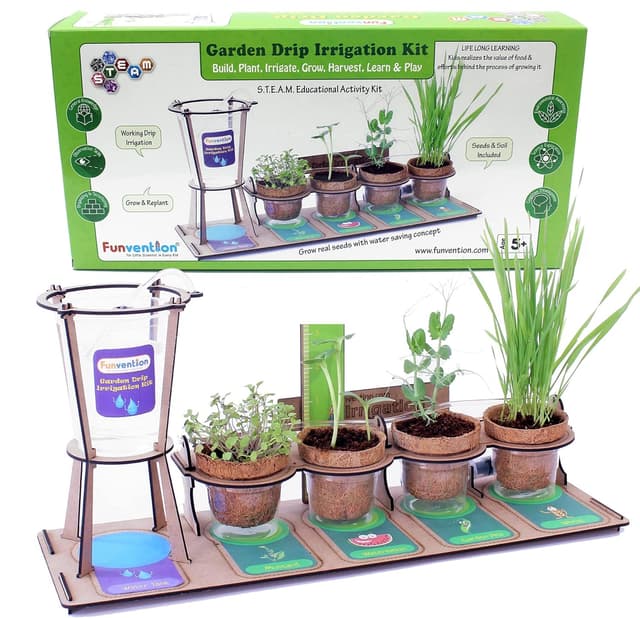 Funvention- for Little Scientist in Every Kid Garden Drip Irrigation Kit