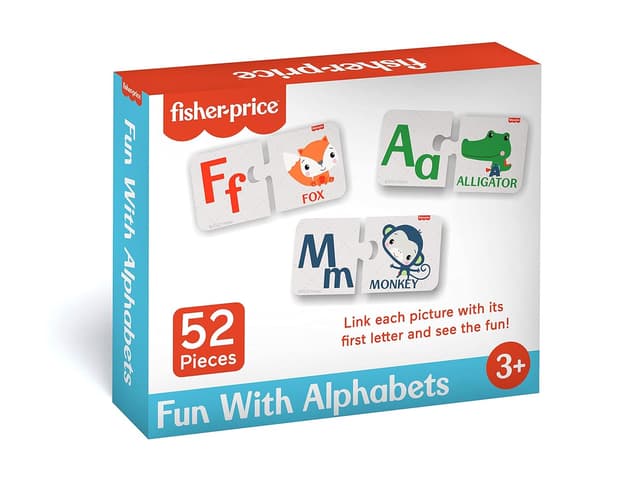 Fisher Price Amazing Animals Puzzles for Kids - 60 Pieces 3 in 1 Jigsaw Puzzle for Kids Age 5 Years & Above - Learning and Development Puzzles - Fun & Learn with Colorful Puzzles