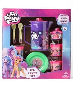 STRIDERS My Little Pony Realistic Sliceable Tea Party Set Toys Makes Fun and Satisfying to Kids 3 to 8 Years Kids
