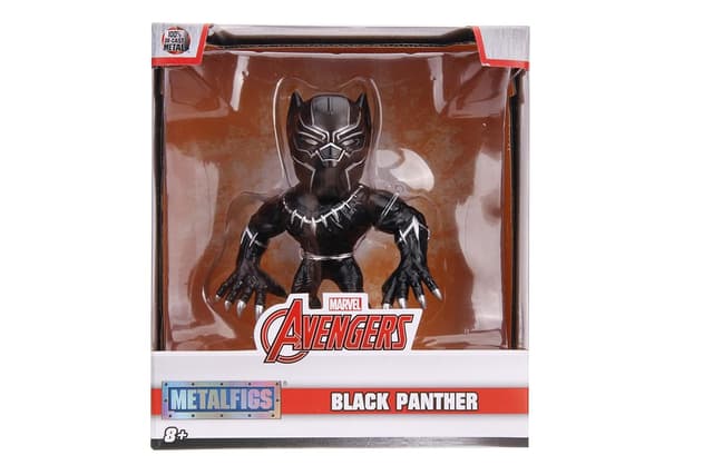 Jada Toys Diecast Metal Marvel 4 inch Black Panther Action Figure