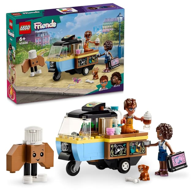 LEGO Friends Mobile Bakery Food Cart Toy 42606 (125 Pieces)