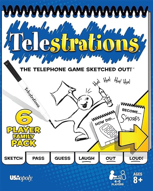 Funskool Games, Telestration, Party Games, Draw & Guess Game Blocks