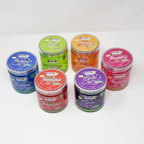 Blobbie FL Fruit Flavour Scented Jelly Slime (Orange) 425ml