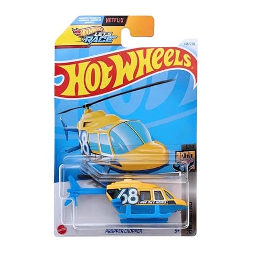 Hot Wheels Propper Chopper HW Metro Ages 3 and Up (Yellow)