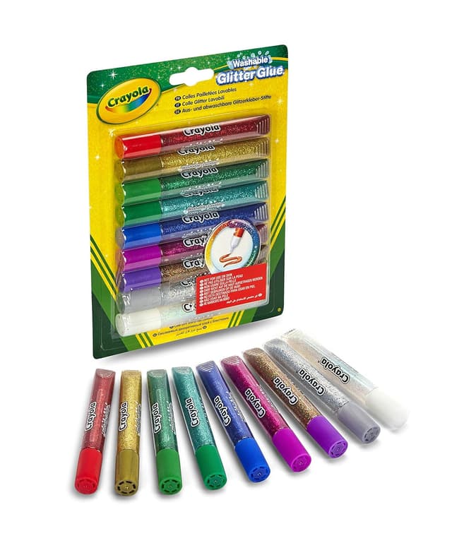 Bold Washable Glitter Glue 9 ct.