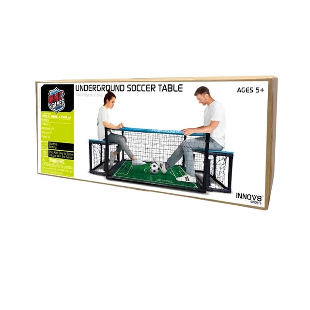 Innov8 Underground Soccer Table, Indoor Football Game Set with Ball, Ages 5+
