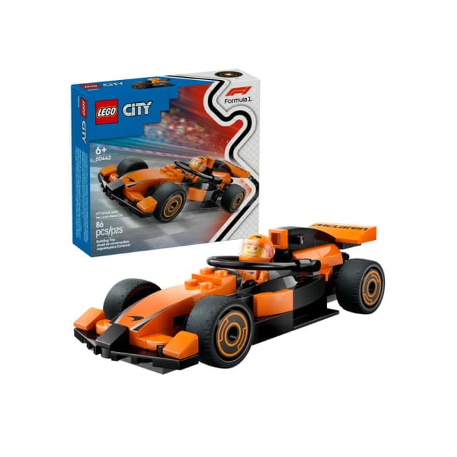 Lego 60442 City F1 Driver with McLaren Race Car (86 Pieces)