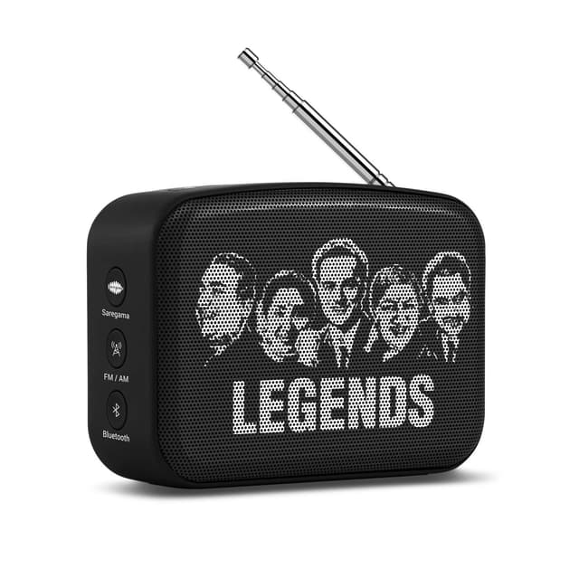 Saregama Carvaan Mini Hindi 2.0- Music Player with Bluetooth/FM/AM/AUX Moonlight Black