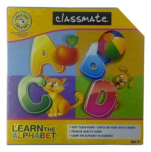 Classmate Learn The Alphabet Puzzle, Multi Color