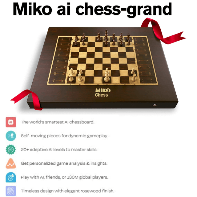 Miko Chess Grand The Ultimate AI-Powered, Self-Moving Chessboard