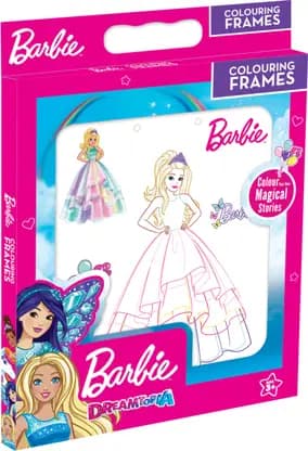 SKOODLE Pink Color Frame Pages For Kids Age 3+