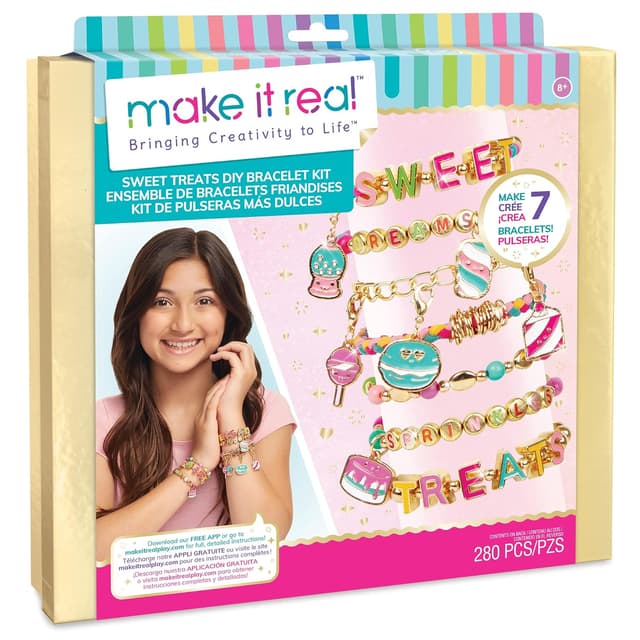 Make It Real DIY Toys Set - Sweet Treats DIY Bracelet Kit