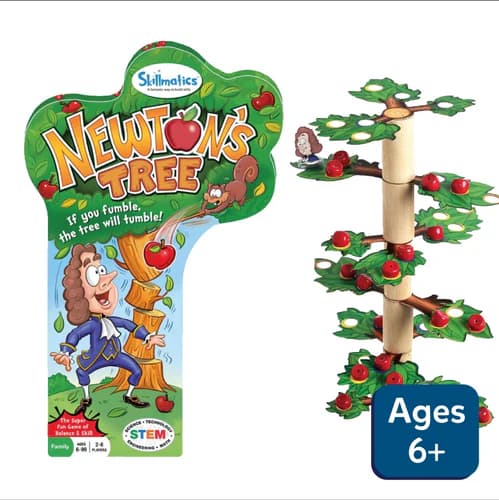 Skillmatics Educational Game  Newton Tree Balancing Stacking  Strategy and Skill-Building Game