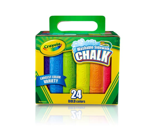 CRAYOLA 24 Count Washable Sidewalk Chalk