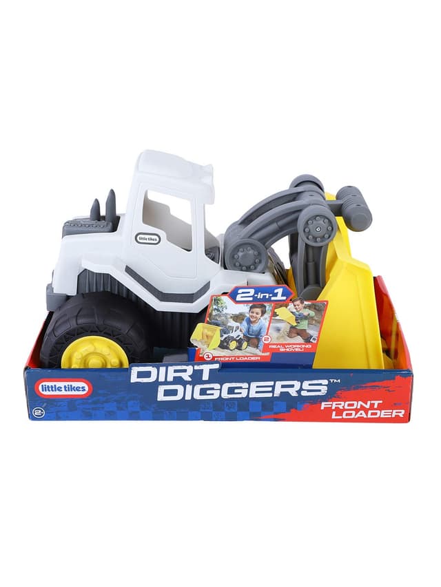 little tikes Dirt Diggers 2-in-1 Front Loader with Removeable Shovel|Multicolor