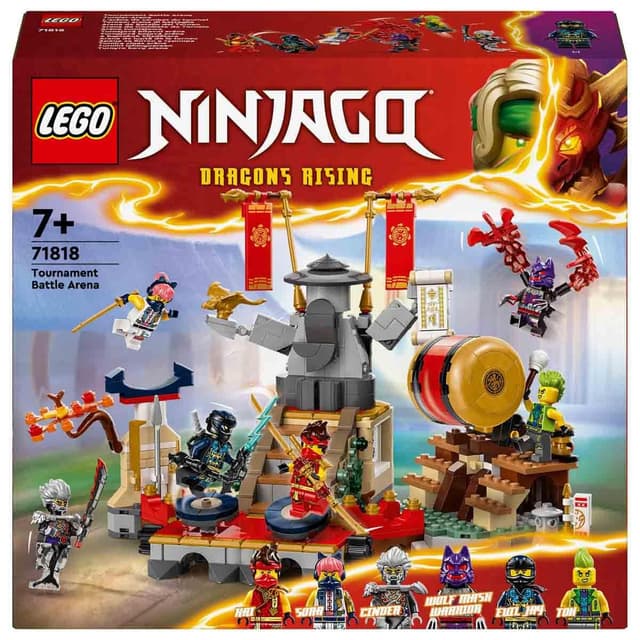 LEGO NINJAGO Tournament Battle Arena Playset 71818 Building Blocks for 18+ Gift