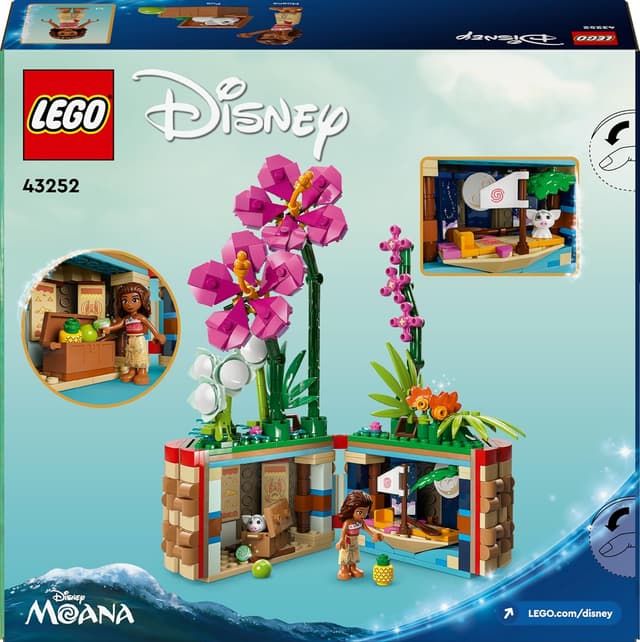 LEGO ǀ Disney Moana’s Flowerpot Buildable Flower Toy 43252 Building Blocks Toys for 9+ Gift for Boys and Girls