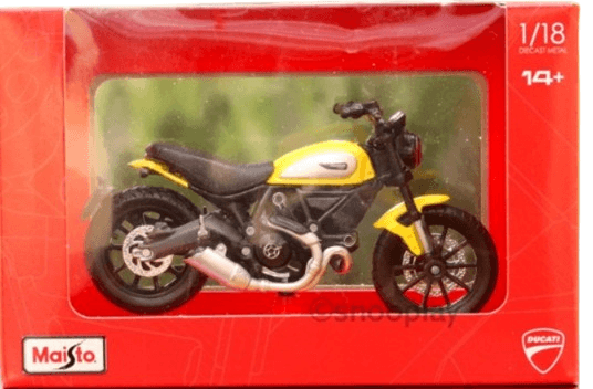 Maisto Ducati Scrambler Icon Diecast Bike Model (1:18 Scale)