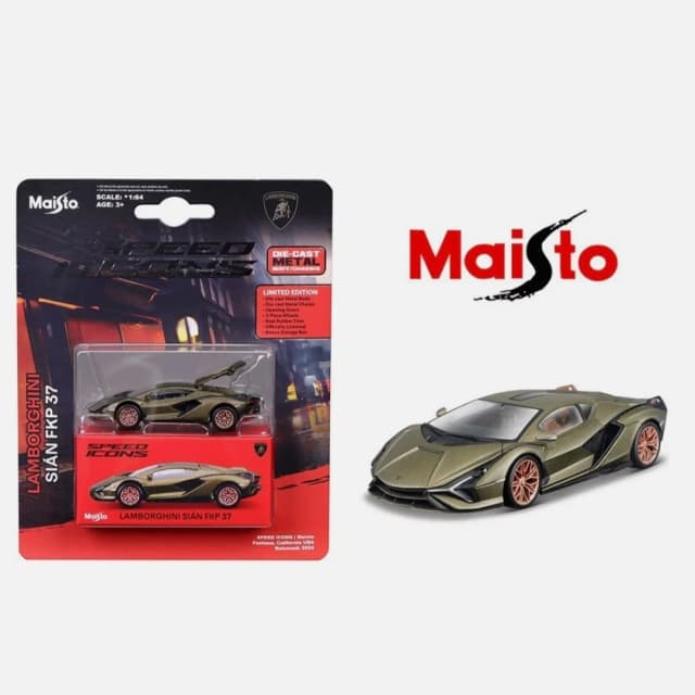 Maisto Speed Icons Lamborghini Sian FKP 37 1:64 Scale Green