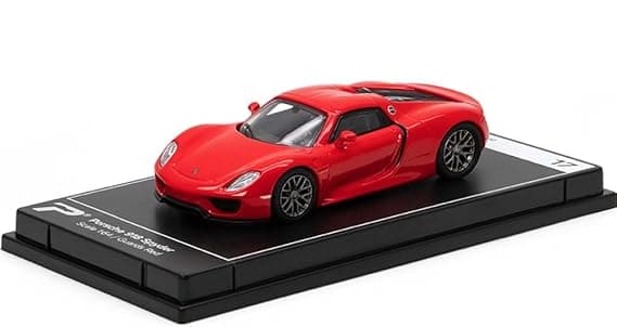 PosterCars Hypercar League Collection Porsche 918 Spyder 1:64 Scale Guards Red