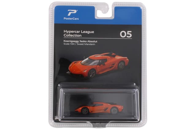 PosterCars Hypercar League Collection Koenigsegg Jesko Absolut 1:64 Scale