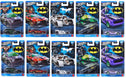Hot Wheels Silver Series Set of 10  (Boom Box, Batcopter, Count Muscula, The Dark Knight Batmobile, HI-Roller II) die-cast
