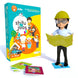 PlayShifu 60 Profession Flashcards for Kids - 4D Educational iOS and Android Jobs Augmented Reality Based Fun Learning, Interactive Game (2-10 Years, Blue)