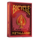Bicycle Metalluxe Red Playing Cards