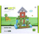 Magnetic World Building Blocks Set | Mini Themed Magnetic Cubes for Kids Ages 3 and Up (88 Pieces)