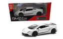 Rmz City Lamborghini Gallardo LP 570-4 Superleggra 5Inch Diecast Model Collectible Series Vehicle with Opening Doors & Pullback Action White