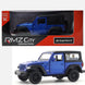 RMZ City Collection Series Jeep Wrangler Rubicon 2Dr (Blue) Die-Cast Model