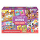 Bloomingo Learning Kit: First Words - School Edition - Fun Board Puzzles with Number & ImageMatching flashcards that Boosts Vocabulary - Educatiocal Birthday Gift for Boys & Girls Ages 2, 3, 4