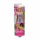 Barbie Doll, Kids Toys, Blonde Hair, Lavender Metallic Mini Dress, Trendy Clothes and Accessories