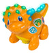 Winfun Adventure Walk Dino, Battery Operated Walking Dinosaur Toy with Learning & Music Modes, Fun Interactive Toys for Kids, Orange/Yellow